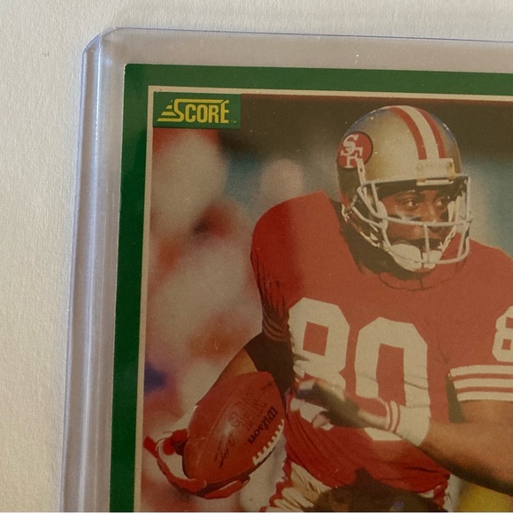 Jerry Rice Football Trading Card Score 1989 - Picture 3 of 11
